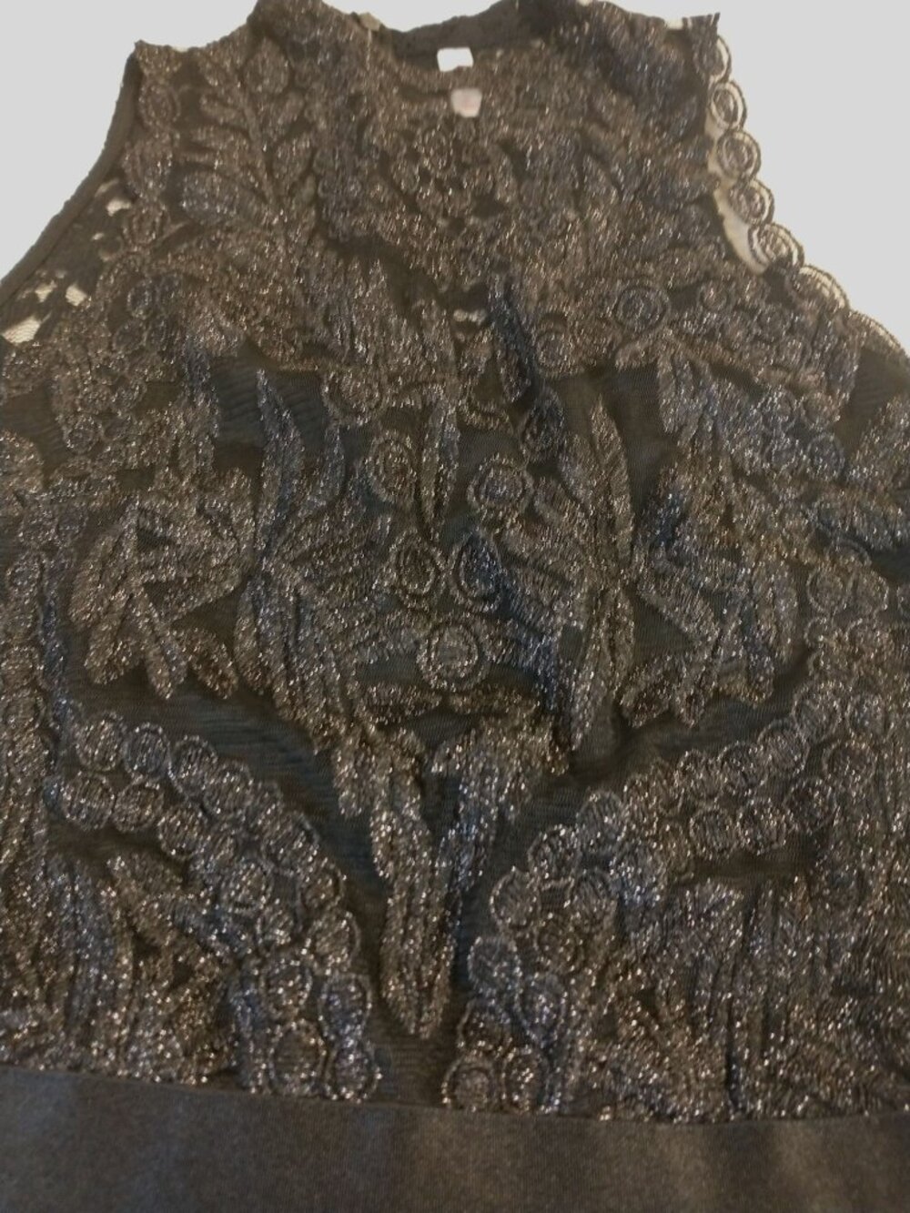 Black Lace A Line Ballerina Core Cocktail Dress Size Small - Picture 9 of 12